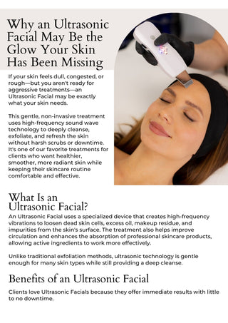 Why an Ultrasonic Facial May Be the Glow Your Skin Has Been Missing